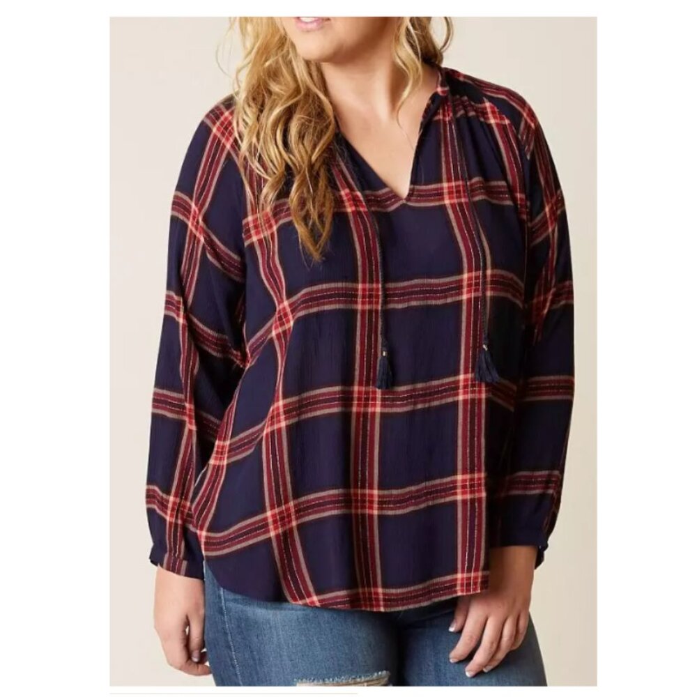 Lucky Brand | Women's Plaid Shirt Size Large